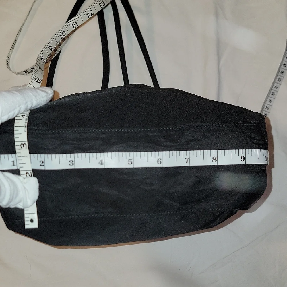 Prada Black Nylon Tote with  Straps